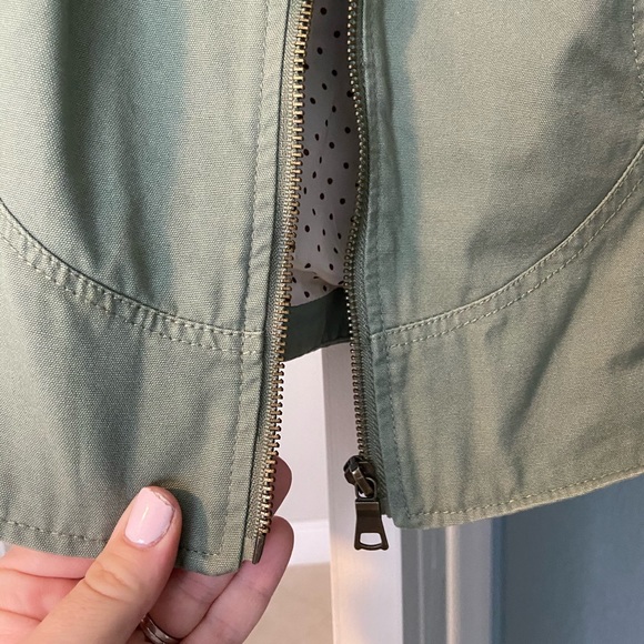 ZARA-Trendy,Lined,Cropped,Sage-ish Green Jacket - Picture 7 of 8